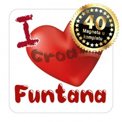 Magneti srce EKO 03 Komplet 40 ili 20 kom  Funtana