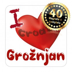 Magneti srce EKO 03 Komplet 40 ili 20 kom  Grožnjan