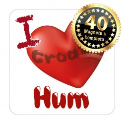 Magneti srce EKO 03 Komplet 40 ili 20 kom  Hum