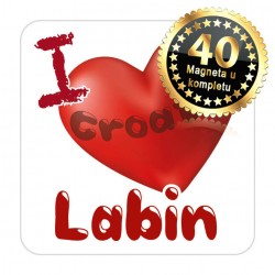 Magneti srce EKO 03 Komplet 40 ili 20 kom  Labin