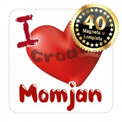 Magneti srce EKO 03 Komplet 40 ili 20 kom  Momjan