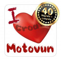 Magneti srce EKO 03 Komplet 40 ili 20 kom  Motovun