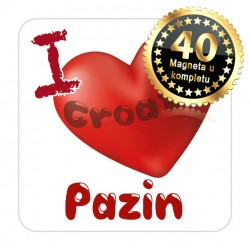 Magneti srce EKO 03 Komplet 40 ili 20 kom  Pazin