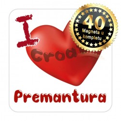 Magneti srce EKO 03 Komplet 40 ili 20 kom  Premantura