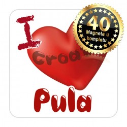 Magneti srce EKO 03 Komplet 40 ili 20 kom  Pula
