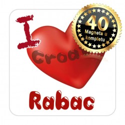 Magneti srce EKO 03 Komplet 40 ili 20 kom  Rabac