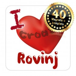 Magneti srce EKO 03 Komplet 40 ili 20 kom  Rovinj