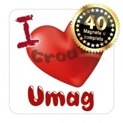 Magneti srce EKO 03 Komplet 40 ili 20 kom  Umag