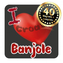 Magneti srce EKO 04 Komplet 40 ili 20 kom  Banjole