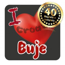 Magneti srce EKO 04 Komplet 40 ili 20 kom  Buje
