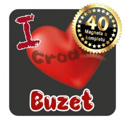 Magneti srce EKO 04 Komplet 40 ili 20 kom  Buzet