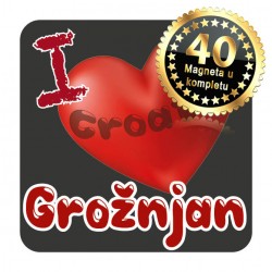 Magneti srce EKO 04 Komplet 40 ili 20 kom  Grožnjan