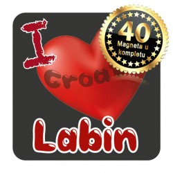 Magneti srce EKO 04 Komplet 40 ili 20 kom  Labin