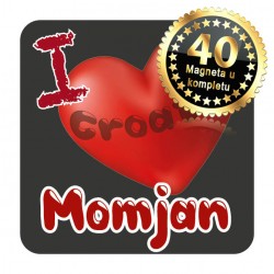 Magneti srce EKO 04 Komplet 40 ili 20 kom  Momjan