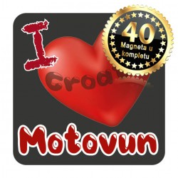 Magneti srce EKO 04 Komplet 40 ili 20 kom  Motovun