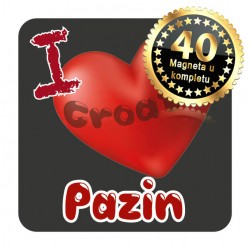 Magneti srce EKO 04 Komplet 40 ili 20 kom  Pazin