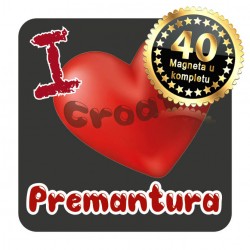 Magneti srce EKO 04 Komplet 40 ili 20 kom  Premantura