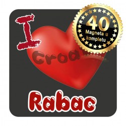 Magneti srce EKO 04 Komplet 40 ili 20 kom  Rabac