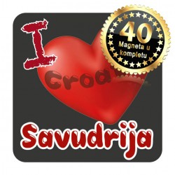 Magneti srce EKO 04 Komplet 40 ili 20 kom  Savudrija