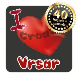 Magneti srce EKO 04 Komplet 40 ili 20 kom  Vrsar