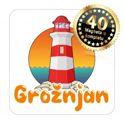 Magneti svjetionik EKO 05 Komplet 40 ili 20 kom  Grožnjan