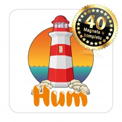 Magneti svjetionik EKO 05 Komplet 40 ili 20 kom  Hum