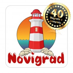 Magneti svjetionik EKO 05 Komplet 40 ili 20 kom  Novigrad