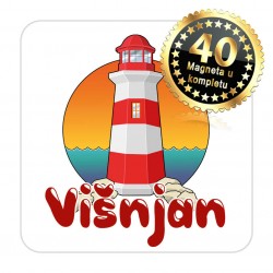 Magneti svjetionik EKO 05 Komplet 40 ili 20 kom  Višnjan