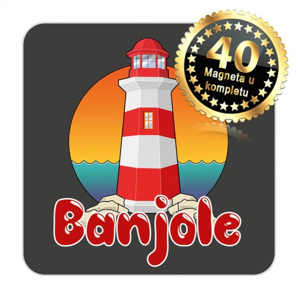 Magneti svjetionik EKO 06 Komplet 40 ili 20 kom  Banjole