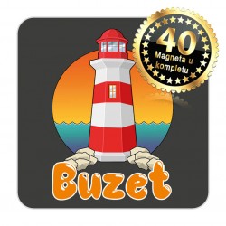 Magneti svjetionik EKO 06 Komplet 40 ili 20 kom  Buzet