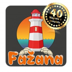 Magneti svjetionik EKO 06 Komplet 40 ili 20 kom  Fažana