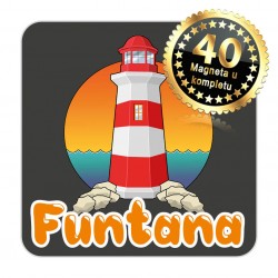 Magneti svjetionik EKO 06 Komplet 40 ili 20 kom  Funtana