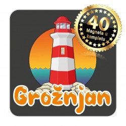 Magneti svjetionik EKO 06 Komplet 40 ili 20 kom  Grožnjan