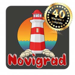 Magneti svjetionik EKO 06 Komplet 40 ili 20 kom  Novigrad