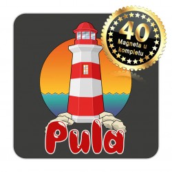 Magneti svjetionik EKO 06 Komplet 40 ili 20 kom  Pula