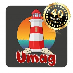 Magneti svjetionik EKO 06 Komplet 40 ili 20 kom  Umag