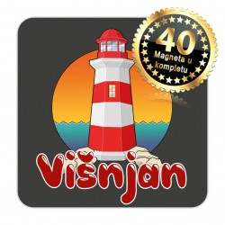 Magneti svjetionik EKO 06 Komplet 40 ili 20 kom  Višnjan