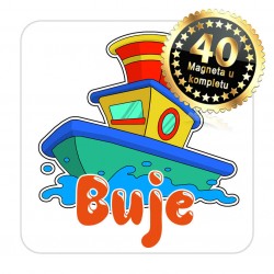 Magneti brod EKO 07 Komplet 40 ili 20 kom  Buje