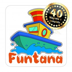 Magneti brod EKO 07 Komplet 40 ili 20 kom  Funtana