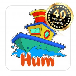 Magneti brod EKO 07 Komplet 40 ili 20 kom  Hum