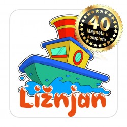 Magneti brod EKO 07 Komplet 40 ili 20 kom  Ližnjan