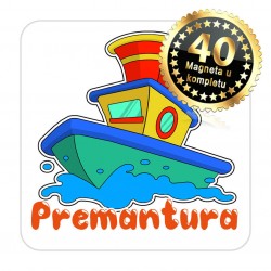 Magneti brod EKO 07 Komplet 40 ili 20 kom  Premantura