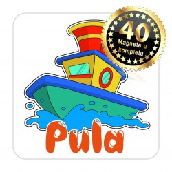 Magneti brod EKO 07 Komplet 40 ili 20 kom  Pula