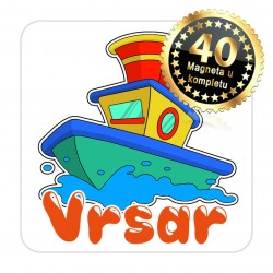 Magneti brod EKO 07 Komplet 40 ili 20 kom  Vrsar