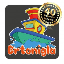 Magneti brod EKO 08 Komplet 40 ili 20 kom  Brtonigla