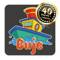 Magneti brod EKO 08 Komplet 40 ili 20 kom  Buje