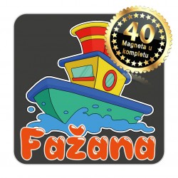 Magneti brod EKO 08 Komplet 40 ili 20 kom  Fažana