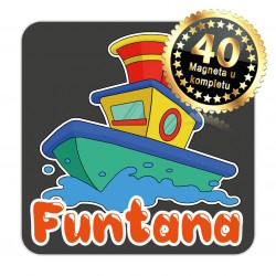 Magneti brod EKO 08 Komplet 40 ili 20 kom  Funtana