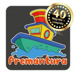 Magneti brod EKO 08 Komplet 40 ili 20 kom  Premantura