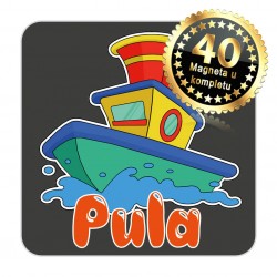 Magneti brod EKO 08 Komplet 40 ili 20 kom  Pula